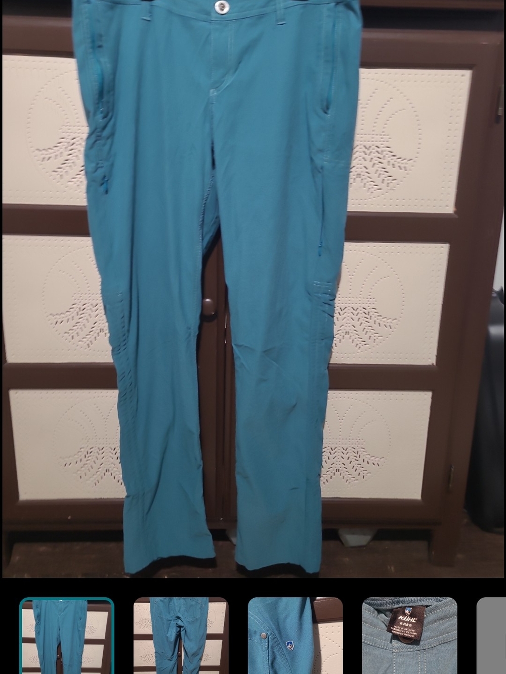 Kuhl Women's Teal Cargo Pants